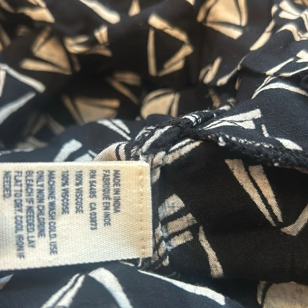 American Eagle Printed Overalls Mini Dress Size Small - Picture 5 of 8